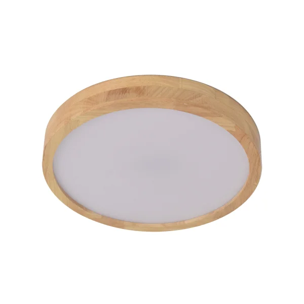 PLAFONIERA LED 48 W DIMMERABILE CON PANNELLO DI CONTROLLO IN LEGNO HARALD