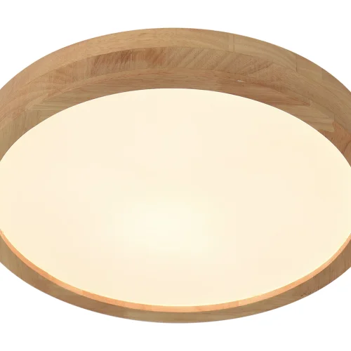 PLAFONIERA LED 48 W DIMMERABILE CON PANNELLO DI CONTROLLO IN LEGNO HARALD