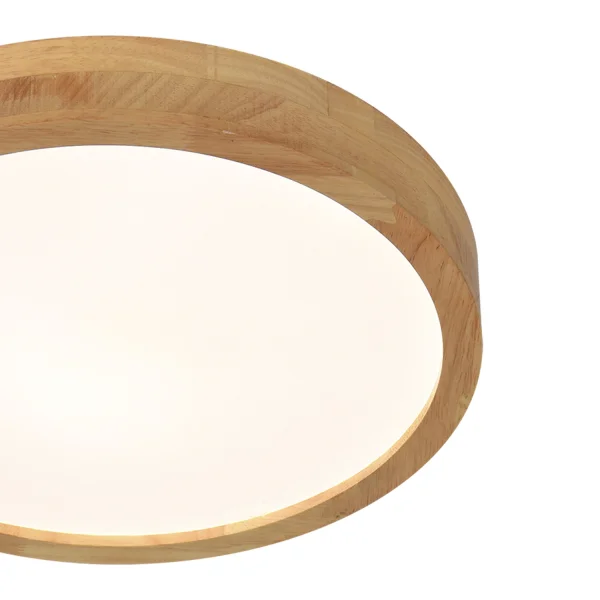 PLAFONIERA LED 48 W DIMMERABILE CON PANNELLO DI CONTROLLO IN LEGNO HARALD