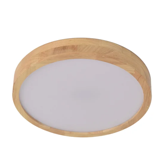 PLAFONIERA LED DIMMERABILE 72 W CON TELECOMANDO LEGNO HARALD 2