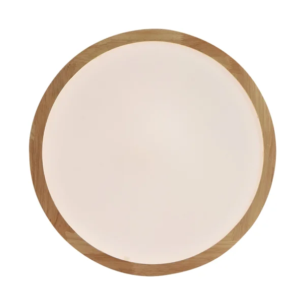 PLAFONIERA LED DIMMERABILE 72 W CON TELECOMANDO LEGNO HARALD