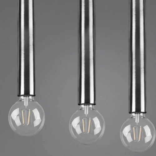 LAMPADA DA SOFFITTO 4 LUCI NICHEL METALLO OPACO SULLIVAN