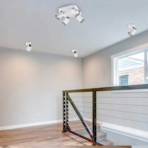 FARETTO 1 LUCE METALLO BIANCO GU10 WERNER