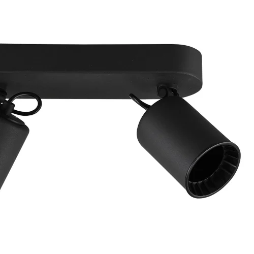 FARETTO 2 LUCI METALLO NERO GU10 WERNER