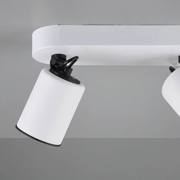 FARETTO 2 LUCI METALLO BIANCO GU10 WERNER