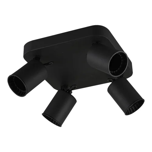 FARETTO 4 LUCI METALLO NERO GU10 WERNER