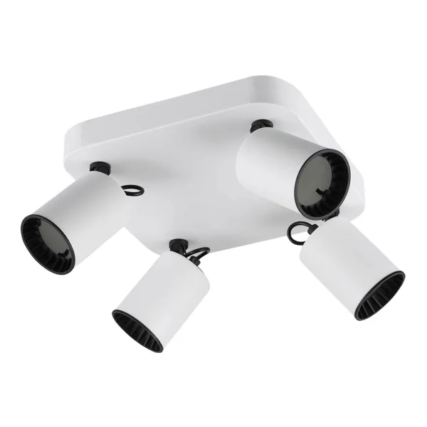 FARETTO 4 LUCI METALLO BIANCO GU10 WERNER