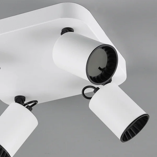 FARETTO 4 LUCI METALLO BIANCO GU10 WERNER