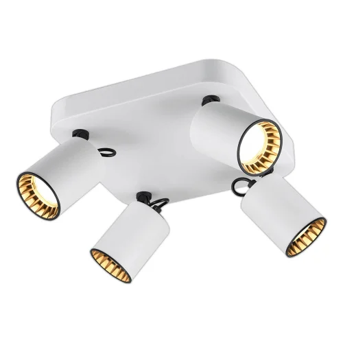 FARETTO 4 LUCI METALLO BIANCO GU10 WERNER