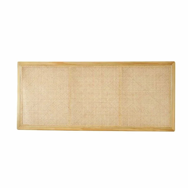 TESTIERA IN RATTAN NATURALE-LEGNO 160 X 2,5 X 70 CM HONOKAA
