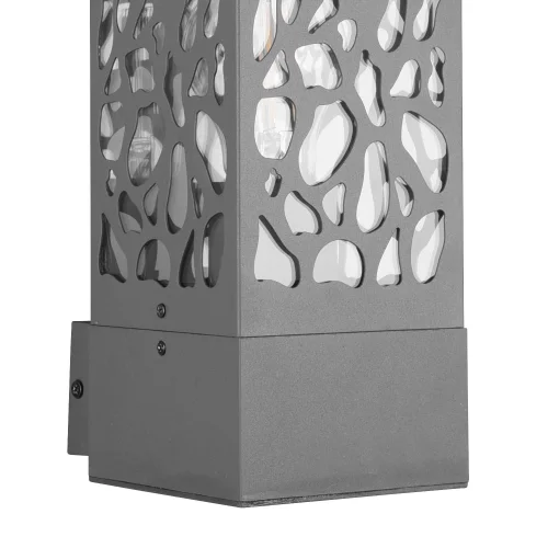 APPLIQUE DA ESTERNO IN ACCIAIO ANTRACITE E27 IP44 JACARANDA