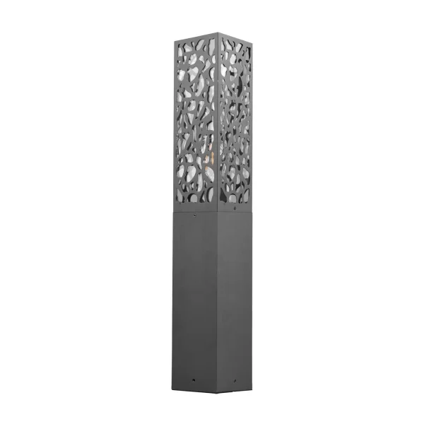 PALO ESTERNO IN ACCIAIO ANTRACITE E27 IP44 60 CM JACARANDA PALO ESTERNO IN ACCIAIO ANTRACITE E27 IP44 60 CM JACARANDA