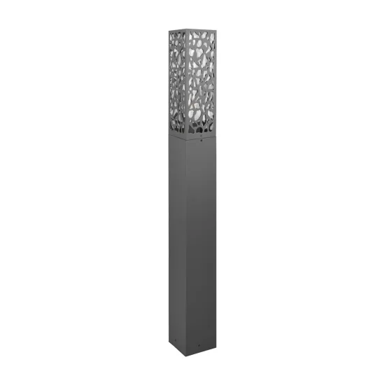 PALO ESTERNO IN ACCIAIO ANTRACITE E27 IP44 100 CM JACARANDA 2
