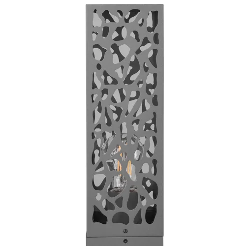 PALO ESTERNO IN ACCIAIO ANTRACITE E27 IP44 100 CM JACARANDA