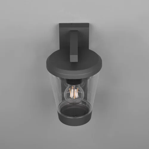 APPLIQUE PER ESTERNI ANTRACITE E27 IP44 CON SENSORE LOTUS