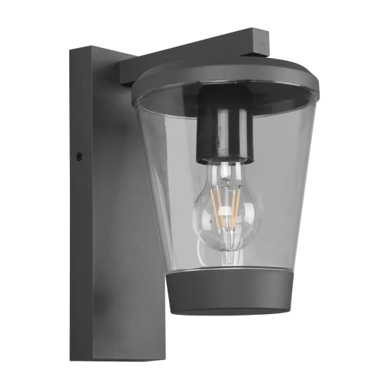 APPLIQUE ESTERNO ANTRACITE E27 IP44 LOTUS 2