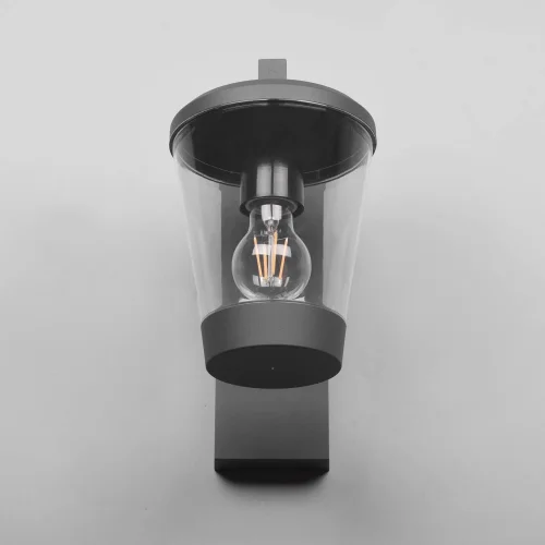 APPLIQUE ESTERNO ANTRACITE E27 IP44 LOTUS