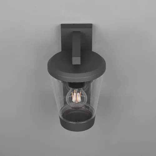 APPLIQUE ESTERNO ANTRACITE E27 IP44 LOTUS