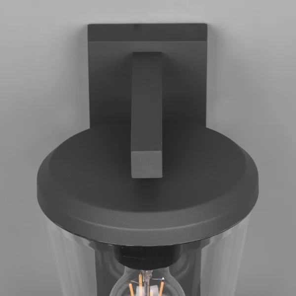 APPLIQUE ESTERNO ANTRACITE E27 IP44 LOTUS