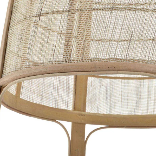 LAMPADA DA SOFFITTO IN BAMBÙ NATURALE E LINO KEIKO