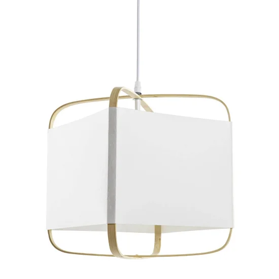 LAMPADA DA SOFFITTO IN BAMBÙ E POLIESTERE NATURALE KIMO