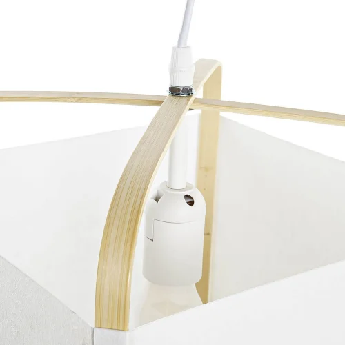 LAMPADA DA SOFFITTO IN BAMBÙ E POLIESTERE NATURALE KIMO