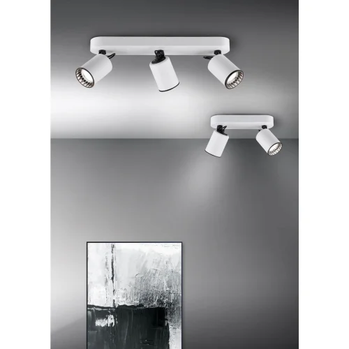 FARETTO 3 LUCI METALLO BIANCO GU10 WERNER