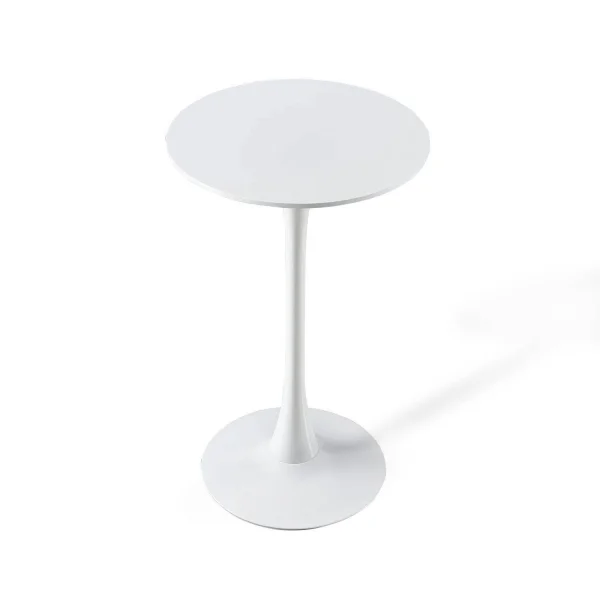 TAVOLO ALTO SAN ANTONI Ø60 CM BIANCO
