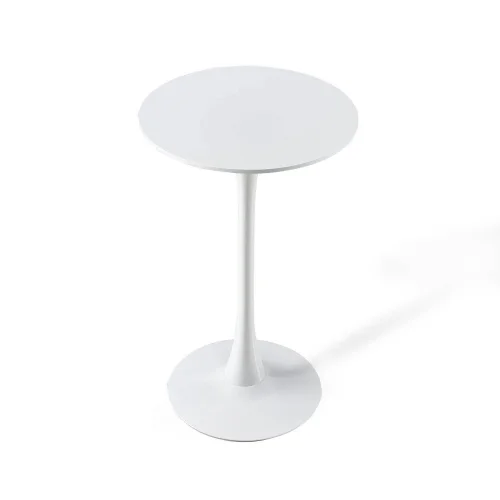TAVOLO ALTO SAN ANTONI Ø60 CM BIANCO