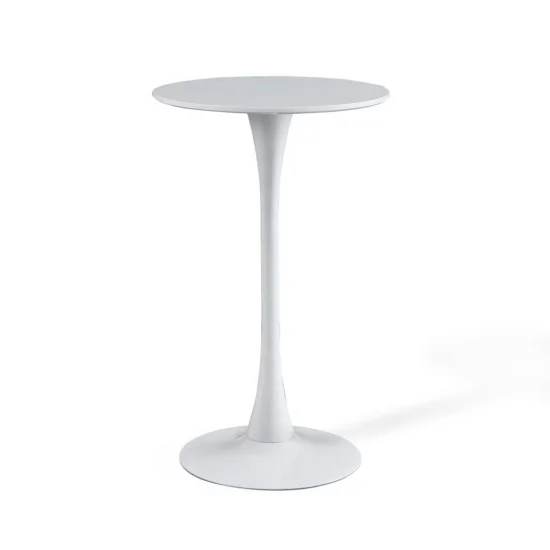 TAVOLO ALTO SAN ANTONI Ø60 CM BIANCO