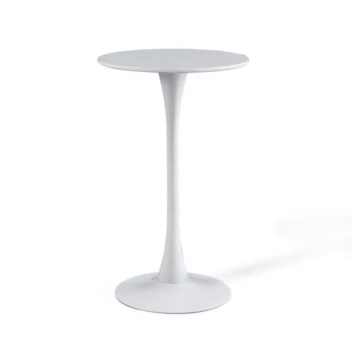 TAVOLO ALTO SAN ANTONI Ø60 CM BIANCO