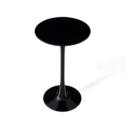 TAVOLO ALTO SAN ANTONI Ø60 CM NERO