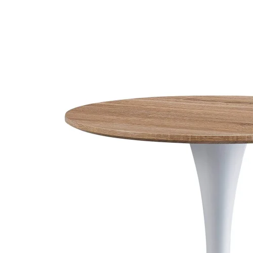 TAVOLO ALTO SAN ANTONI Ø60 CM BIANCO/QUERCIA NATURALE TAVOLO ALTO SAN ANTONI Ø60 CM BIANCO/QUERCIA NATURALE