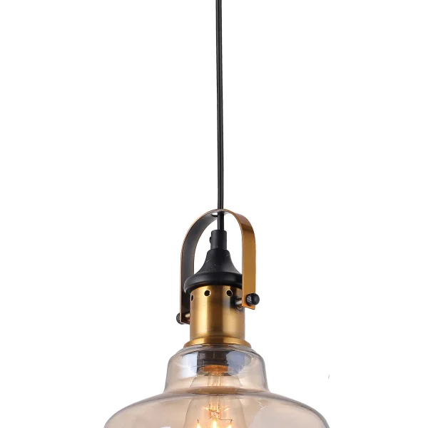 LAMPADA DA SOFFITTO 3 LUCI FEBRUARY CRISTALLO CHAMPAGNE BASE RETTANGOLARE