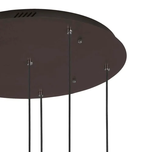 LAMPADA DA SOFFITTO 6 LUCI FEBRUARY CRISTALLO CHAMPAGNE E27