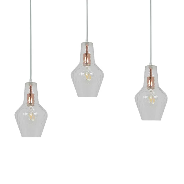 LAMPADA DA SOFFITTO 3 LUCI BASE RETTANGOLARE ORO ROSA MAVERICK LAMPADA DA SOFFITTO 3 LUCI BASE RETTANGOLARE ORO ROSA MAVERICK
