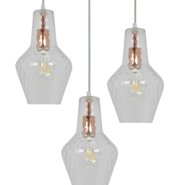 LAMPADA DA SOFFITTO 3 LUCI Ø 43 CM ORO ROSA MAVERICK LAMPADA DA SOFFITTO 3 LUCI Ø 43 CM ORO ROSA MAVERICK