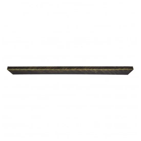 BASE RETTANGOLARE GRANDE IN ACCIAIO VERNICIATO OTTONE ANTICO 1M