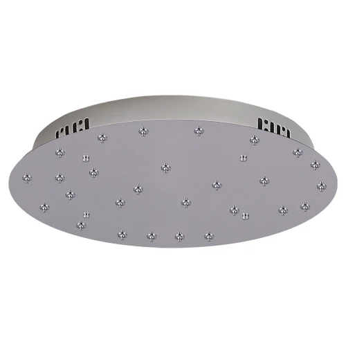 BASE ROTONDA 27 LUCI ACCIAIO CROMATO Ø 80CM