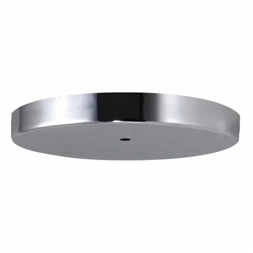 BASE ROTONDA GRANDE IN ACCIAIO CROMATO Ø 30CM