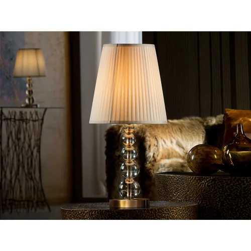 GRANDE LAMPADA DA TAVOLO CHAMPAGNE