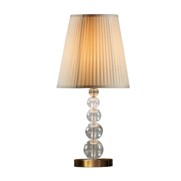 GRANDE LAMPADA DA TAVOLO CHAMPAGNE