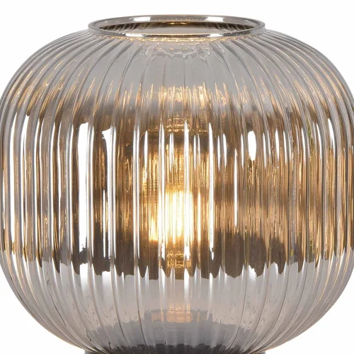 LAMPADA DA TAVOLO CON PARALUME FUMÉ Ø20 E27 SHELBY