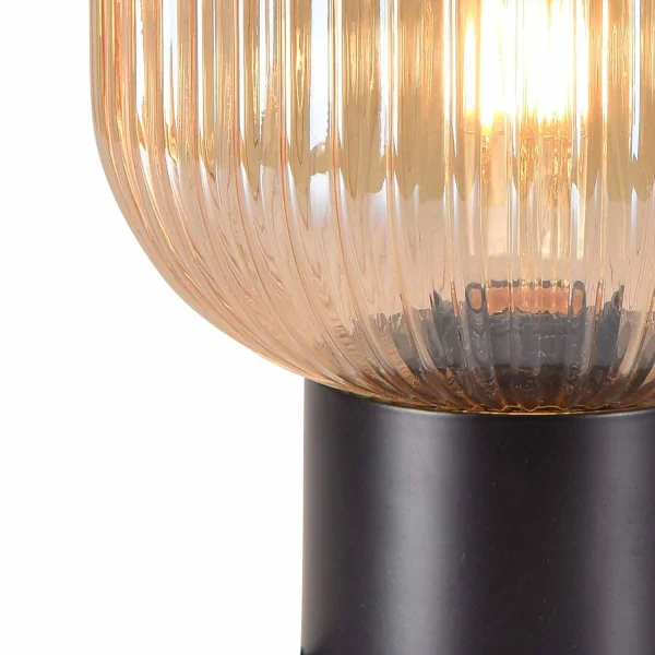 LAMPADA DA TAVOLO CON PARALUME AMBRATO Ø20 E27 SHELBY LAMPADA DA TAVOLO CON PARALUME AMBRATO Ø20 E27 SHELBY