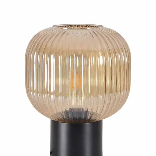 LAMPADA DA TAVOLO CON PARALUME AMBRATO Ø20 E27 SHELBY LAMPADA DA TAVOLO CON PARALUME AMBRATO Ø20 E27 SHELBY