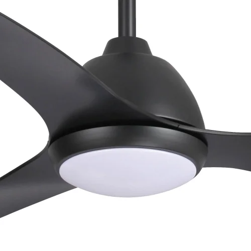 VENTILATORE DA SOFFITTO LED 18 W REGOLABILE NERO LEIDE