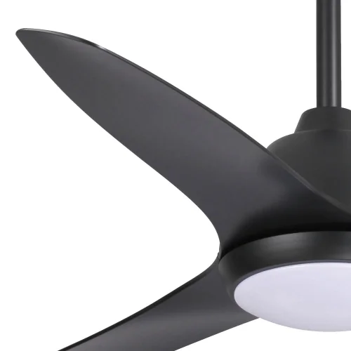 VENTILATORE DA SOFFITTO LED 18 W REGOLABILE NERO LEIDE