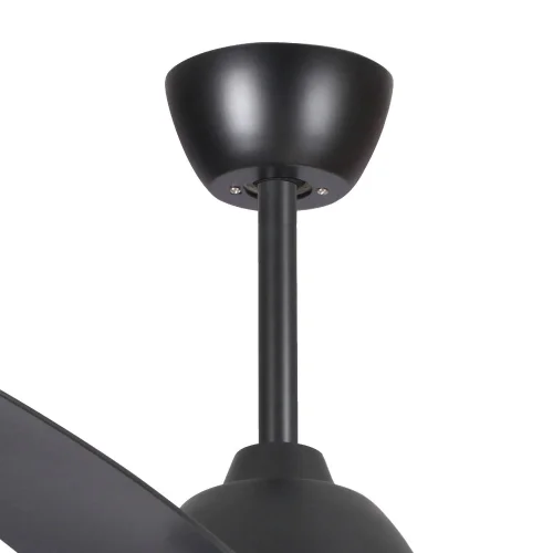 VENTILATORE DA SOFFITTO LED 18 W REGOLABILE NERO LEIDE