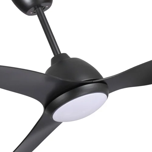 VENTILATORE DA SOFFITTO LED 18 W REGOLABILE NERO LEIDE