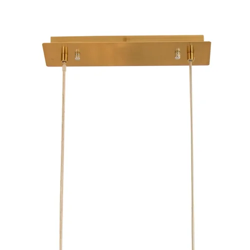 LAMPADA DA SOFFITTO A 8 LUCI IN FERRO DORATO NICOLETTA